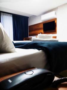 Μια τηλεόραση ή/και κέντρο ψυχαγωγίας στο Acar Airport Hotel Plus