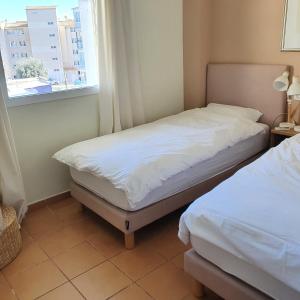 Postel nebo postele na pokoji v ubytování Albirelax