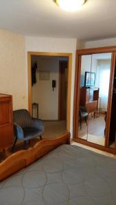 Ein Sitzbereich in der Unterkunft Fremdenzimmer Familie Förster