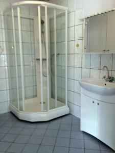 Ett badrum på Solrosen i Simrishamn - Österlen