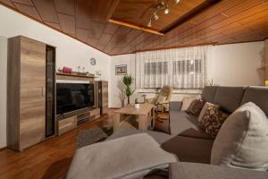 Posezení v ubytování Ferienwohnung Am Kreidebach