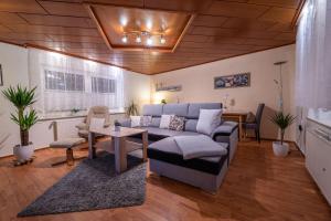 Posezení v ubytování Ferienwohnung Am Kreidebach