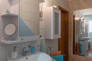 Koupelna v ubytování Ferienwohnung Am Kreidebach