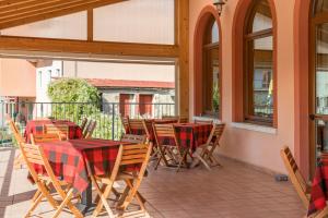 Balkón nebo terasa v ubytování Hotel Frizzolan