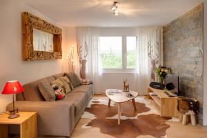 Posezení v ubytování Casa delle Stelle by Zermatt Premium Apartments