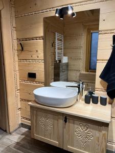 Kúpeľňa v ubytovaní Apartament Jeleń Łoś Niedźwiedź