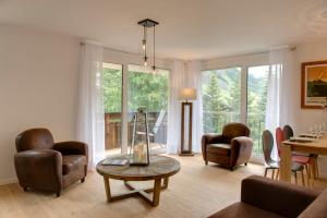 Posezení v ubytování Casa delle Stelle by Zermatt Premium Apartments