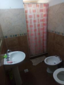 Ένα μπάνιο στο Cabaña en el lago