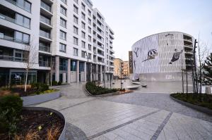 Budynek, w którym mieści się apartament