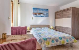 Postel nebo postele na pokoji v ubytování Studio Apartment In Medulin + 19 fotografií