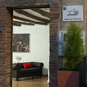 Posezení v ubytování espai Abadia