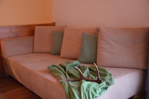 A bed or beds in a room at Landhaus St. Georg