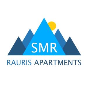 ein Logo für die smr rinks organisationen in der Unterkunft Schoenblick Mountain Resort - by SMR Rauris Apartments - Includes National Sommercard & Spa - close to Gondola in Rauris