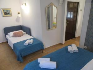Posteľ alebo postele v izbe v ubytovaní Apartment Lela Split II