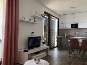 Dapur atau dapur kecil di Apartman Borovi Divčibare