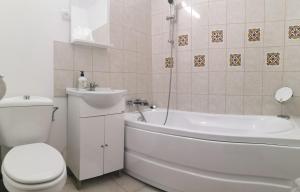 Ванна кімната в Casa de oaspeti Wallendorf Bistrita Unirea