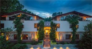 an exterior view of a building at Farmona Hotel Business & SPA in Krakow