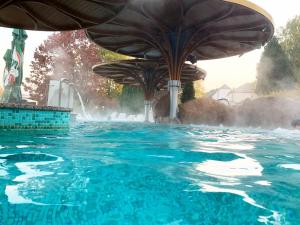 Bazén v ubytovaní Spa Residence Carbona Siesta Apartman alebo v jeho blízkosti