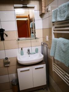 Ванная комната в Apartmán Sedmička Horec