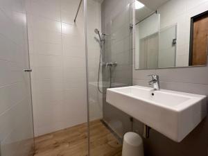Bilik mandi di Hotel VARNSDORF