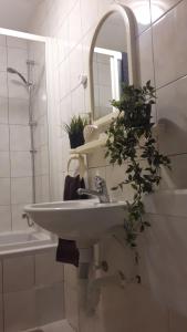 Phòng tắm tại Apartments Vahovec Vodice