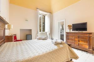 TV a/nebo společenská místnost v ubytování B&B Luxury da Salvatore