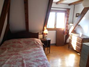 Posteľ alebo postele v izbe v ubytovaní Chalet avec vue panoramique sur le Plomb du Cantal