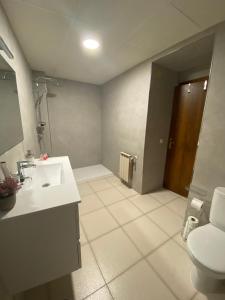 Koupelna v ubytování Casa longa