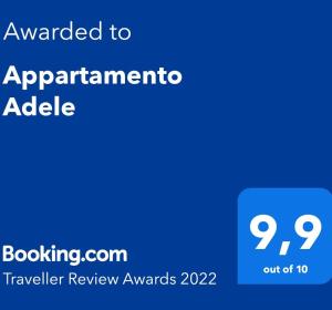 Appartamento Adele في ماليه: لقطةٌ شاشة لهاتف الخليوي مع النص تمت ترقيته إلى مساعدٍ معنوي