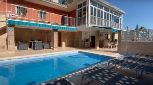Majoituspaikassa Espectacular casa en la playa con piscina privada tai sen lähellä sijaitseva uima-allas
