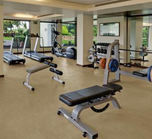Fitness centrum a/nebo fitness zařízení v ubytování Kenilworth Resort & Spa, Goa