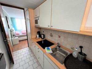 Kjøkken eller kjøkkenkrok på BERGFEX Ifenblick mit Sommer-Bergbahnticket