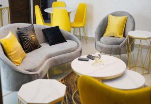 Posezení v ubytování Westpark Luxury Apartments