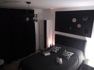 Postel nebo postele na pokoji v ubytování Apartman_Park