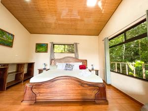 Postel nebo postele na pokoji v ubytování La Casa de la Montaña