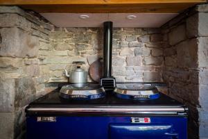 Majoituspaikan Brecon Beacons Old Vicarage, stunning garden & views keittiö tai keittotila