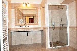 Vannituba majutusasutuses Hotel Pelikán