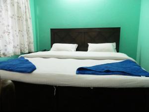 Letto o letti in una camera di Mount Annapurna Guest House