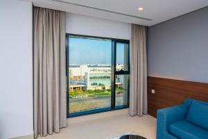 Χώρος καθιστικού στο Boulevard Hotel Oman