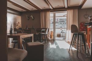 Χώρος καθιστικού στο Hotel Schachner