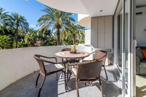 A balcony or terrace at Super nice studio in Marbella