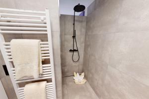 Koupelna v ubytování Hofgasse Apartments