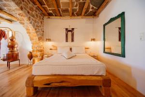 A bed or beds in a room at Stenosa