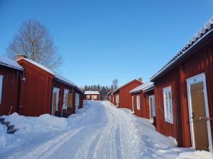 冬天的Lövånger Kyrkstad