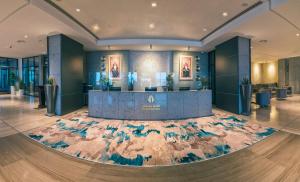 Ο χώρος του λόμπι ή της ρεσεψιόν στο Boulevard Hotel Oman
