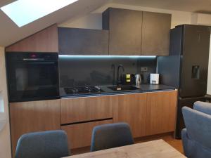 Küche/Küchenzeile in der Unterkunft Nibela Apartments
