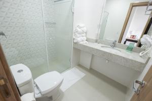 Koupelna v ubytování CALLAI HOTEL