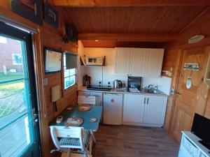 Η κουζίνα ή μικρή κουζίνα στο The cabin with the view