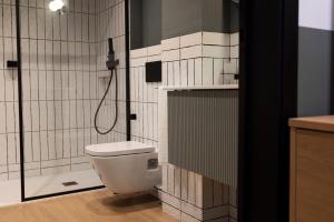 Koupelna v ubytování Doña Lola Alojamientos Boutique