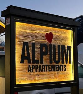 Certyfikat, podpis lub inny dokument wystawiony w obiekcie ALPIUM - Luxusappartements